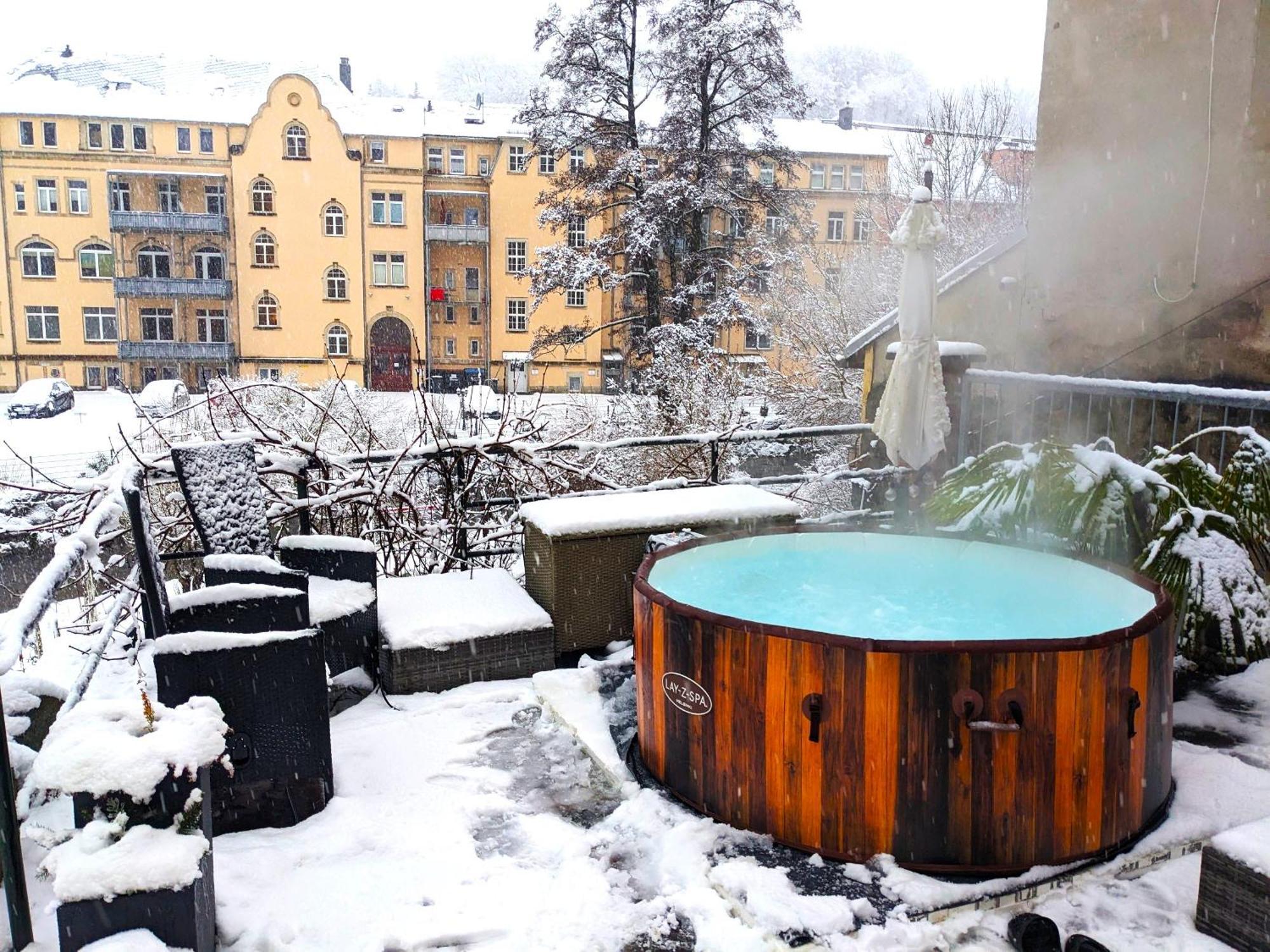 F1 - Urlaubsmagie - Helle Wohnung Mit Sauna & Pool & Whirlpool เซบนิทซ์ ภายนอก รูปภาพ