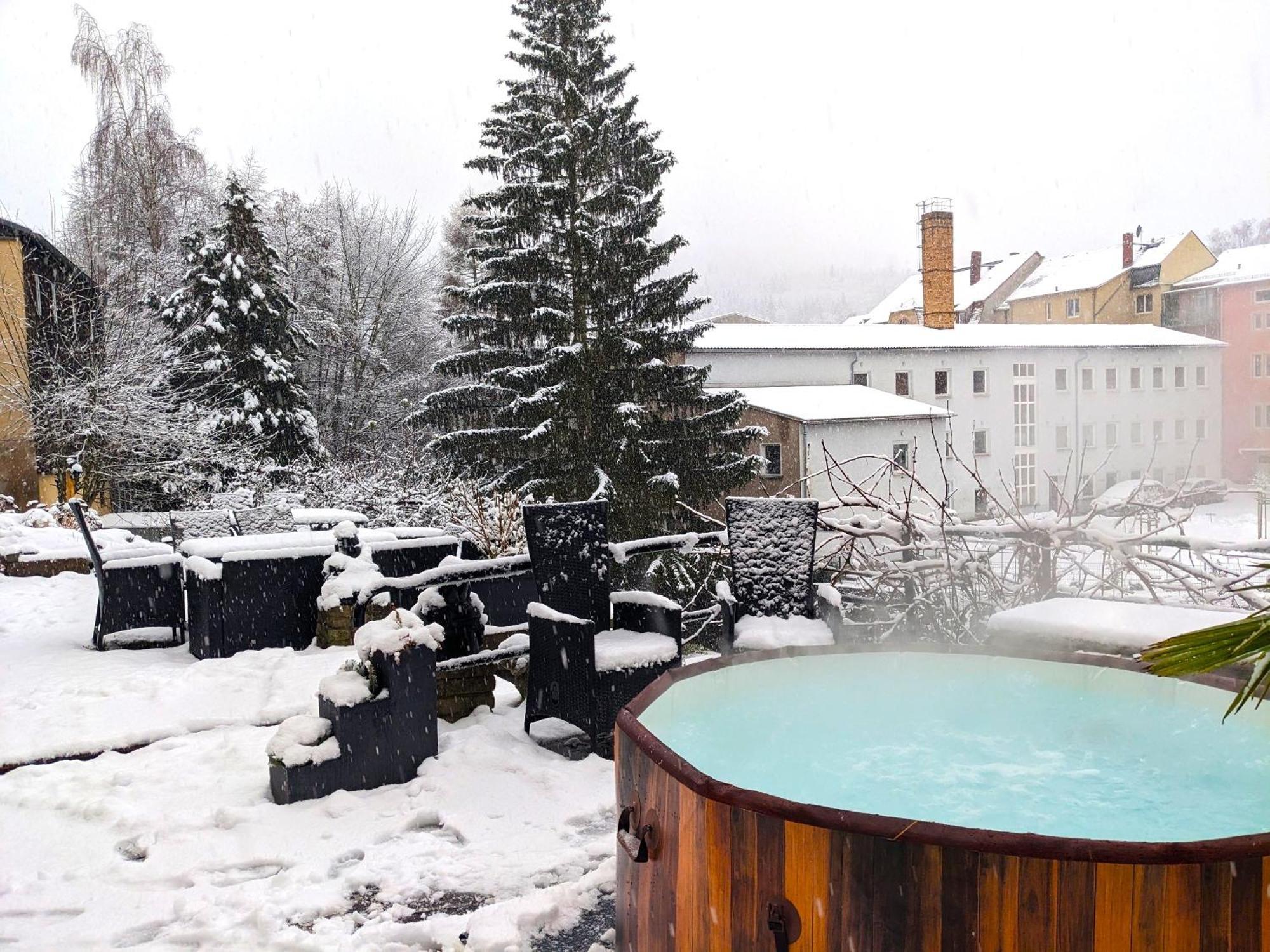F1 - Urlaubsmagie - Helle Wohnung Mit Sauna & Pool & Whirlpool เซบนิทซ์ ภายนอก รูปภาพ