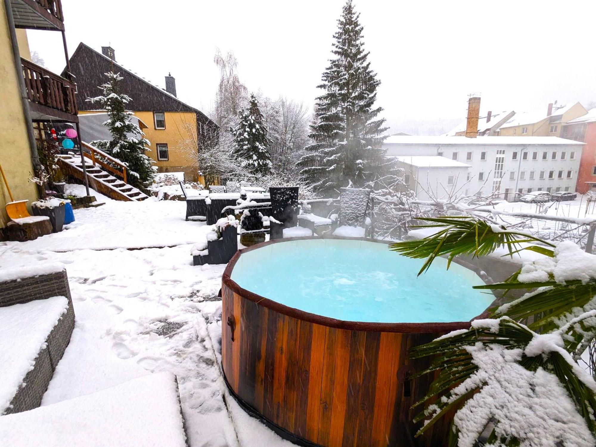 F1 - Urlaubsmagie - Helle Wohnung Mit Sauna & Pool & Whirlpool เซบนิทซ์ ภายนอก รูปภาพ